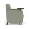 Lesro Siena Lounge Reception Guest Chair W/ Swivel Tablet, 27 in W 29.5 in L 32.5 in H SN1101 - alternate 2